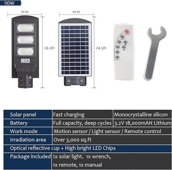 90W Solar Street Light