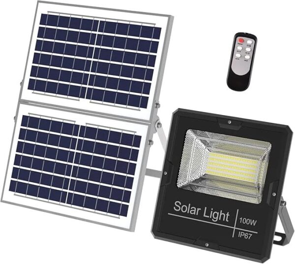 100W Solar Flood Light